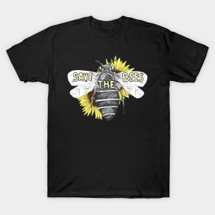 Save the Bees Design T-Shirt